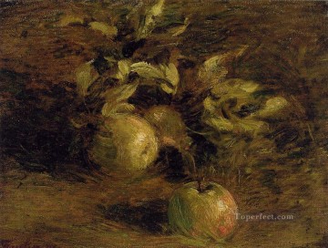 静物 Painting - リンゴ アンリ・ファンタン・ラトゥールの静物画